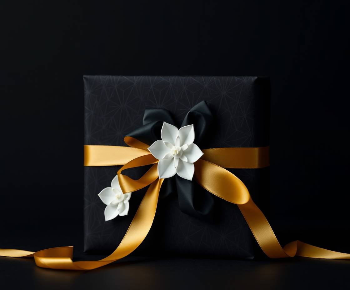 Luxury gift wrapping